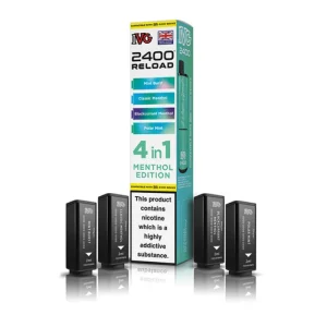 IVG 2400 4 In 1 Reload Pods Menthol Edition