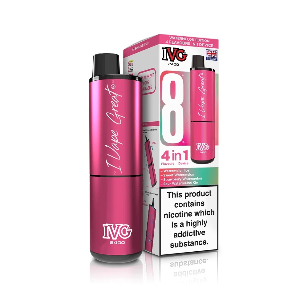 IVG 2400 4 In 1 Starter Kit Watermelon Edition